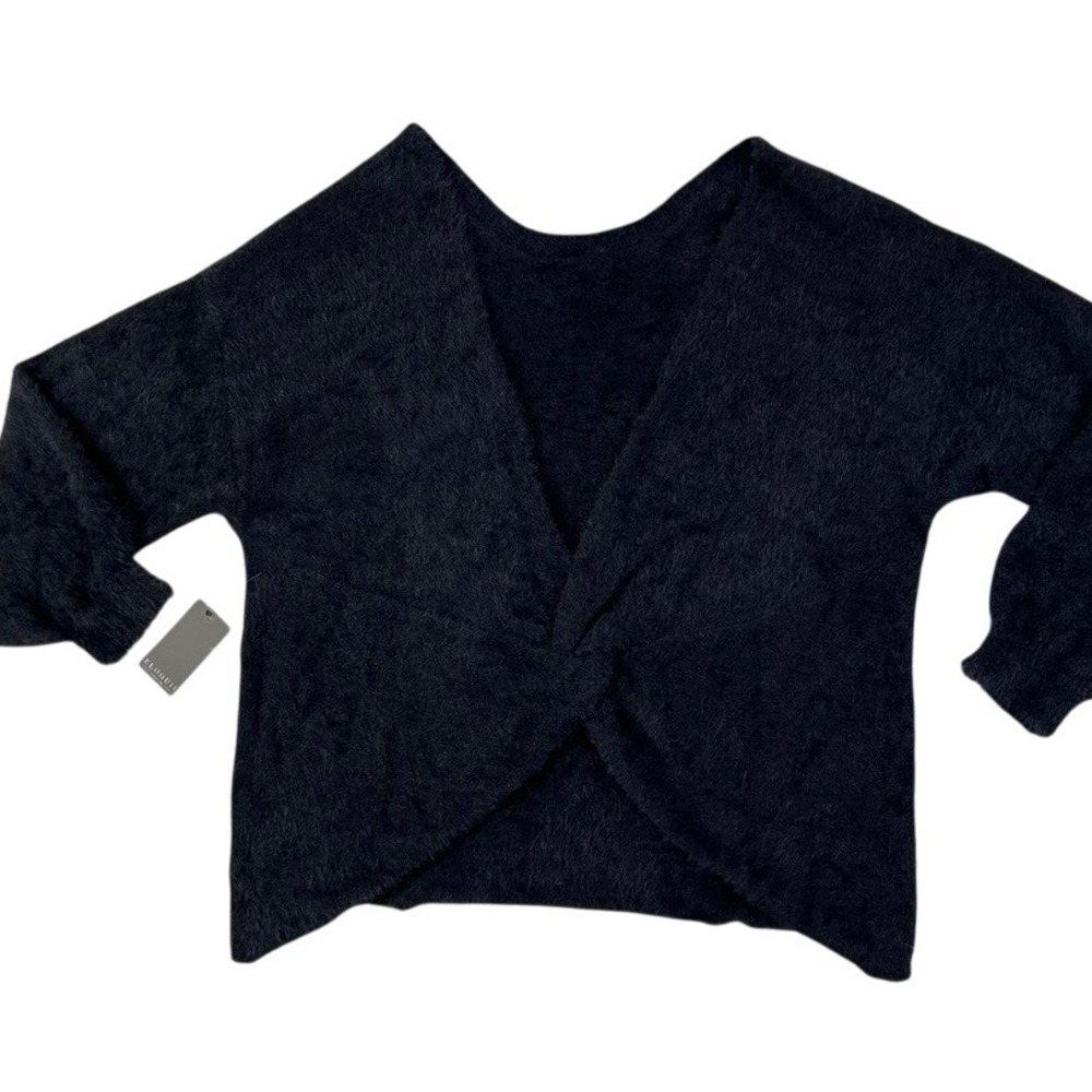 Eloquii Fuzzy Knit Twist Butter Soft Front Cardigan Sweater Plus Size 18/20 New‎